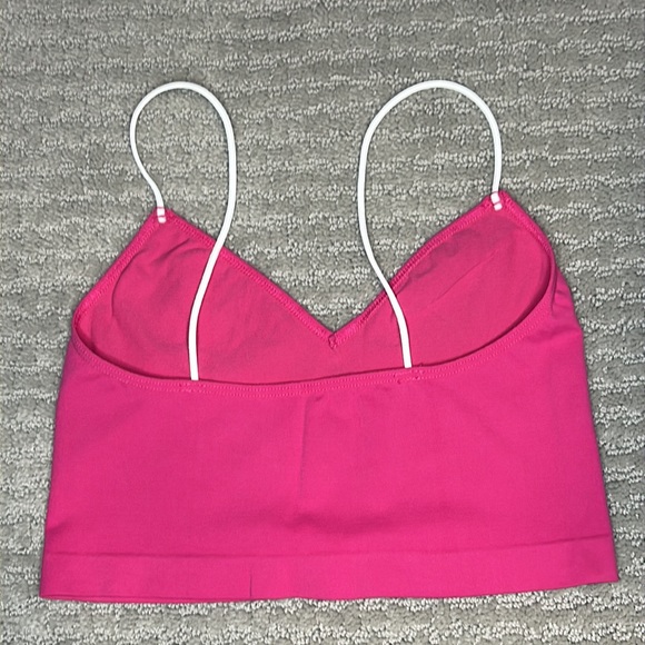 FREE PEOPLE | NWOT Sweetheart Seamless Brami in Punch Crush - Picture 3 of 3